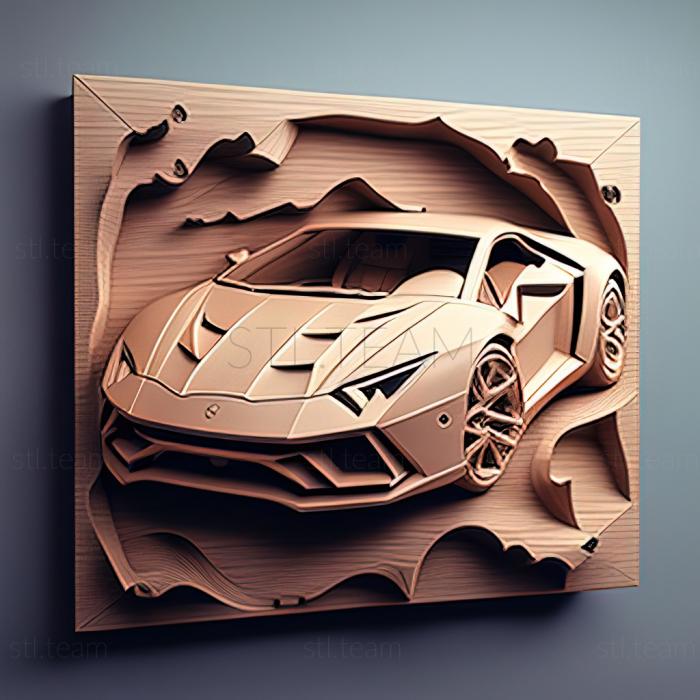 3D model Lamborghini 291 (STL)
